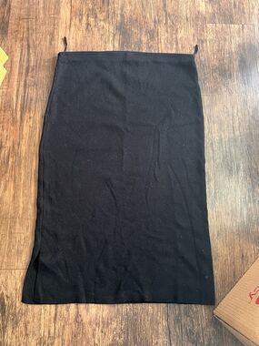 Mothercare Women’s Skirt Size UK 18 US 14 50% Wool Black Long Elasticated Waist